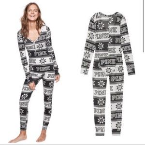 Victoria’s Secret Pink Fair Isle onsie